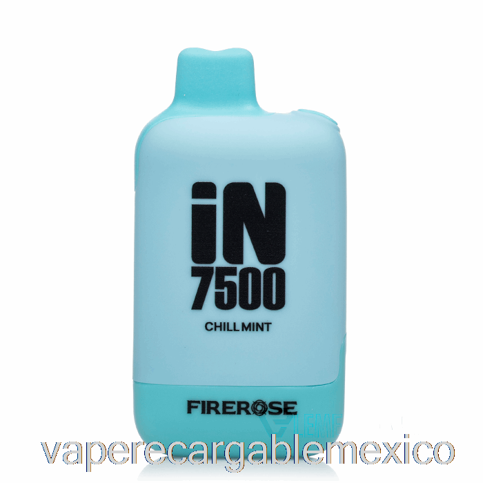 Vape Recargable Firerose In7500 Desechable Chill Mint
